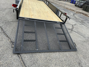 Quality Open Landscaping Trailer 77"x16' 7,000 Gvwr