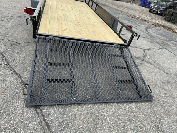 Quality Open Landscaping Trailer 77"x16' 7,000 Gvwr