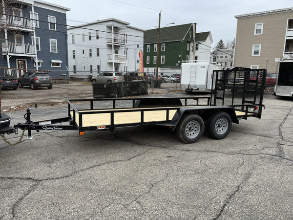 Quality Open Landscaping Trailer 77"x16' 7,000 Gvwr
