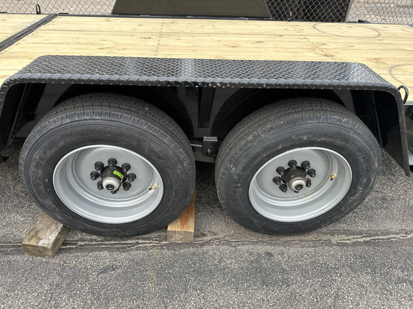 **SALE** Quality Tilt Trailer 81"x22' 17k Black Equipment Trailer