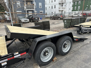 **SALE** Quality Tilt Trailer 81"x22' 17k Black Equipment Trailer