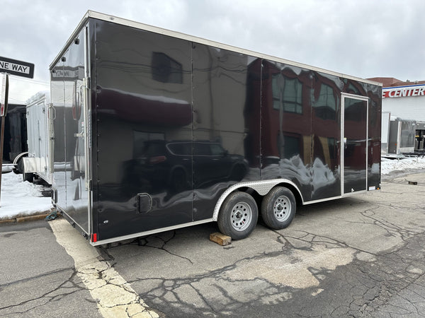 Enclosed Car hauler Trailer 8.5X20' 7' Interior Black Xtreme Cargo