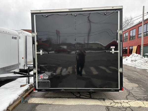 Enclosed Car hauler Trailer 8.5X20' 7' Interior Black Xtreme Cargo