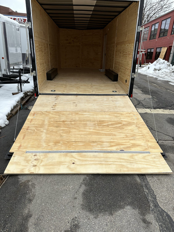 Enclosed Car hauler Trailer 8.5X20' 7' Interior Black Xtreme Cargo