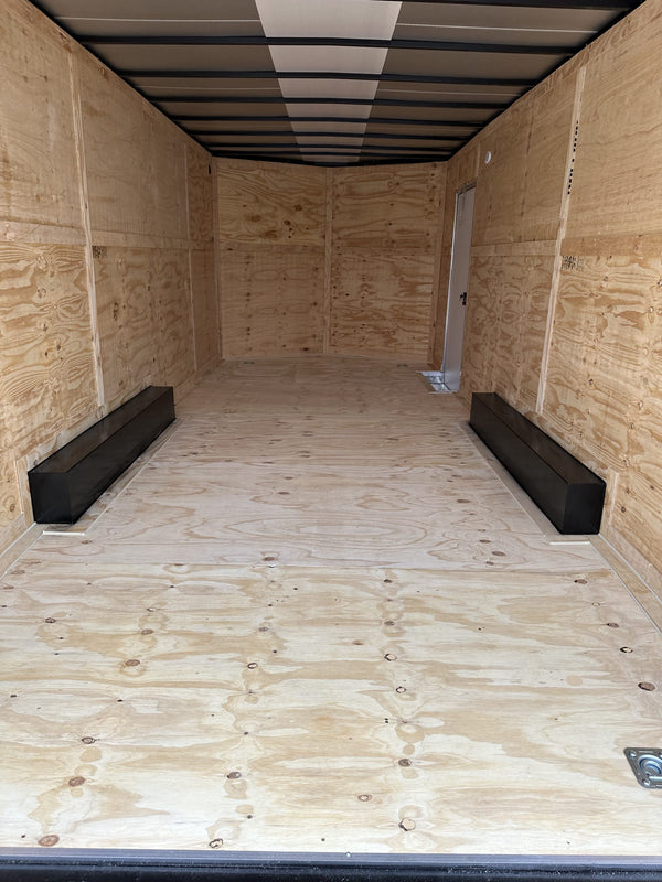 Enclosed Car hauler Trailer 8.5X20' 7' Interior Black Xtreme Cargo