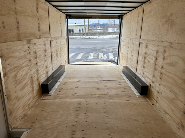 Enclosed Car hauler Trailer 8.5X20' 7' Interior Black Xtreme Cargo