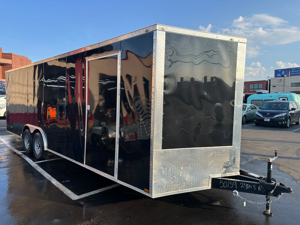 Panther Cargo Trailer Enclosed  Car Trailer 8.5'x24' 10k Ramp Door