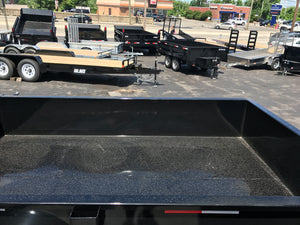 Griffin Dump Trailer 5'x8' BLACK 5K GVWR