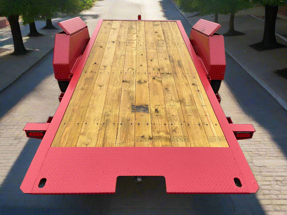 Gravity Equipment Tilt Trailer 81.5"x22' Moritz Red 16,000 GVWR