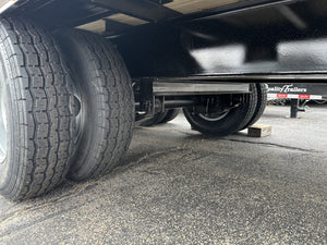 Quality Deck Over Trailer 101"x23' 22k Black with Ramps 10" Frame