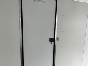 Enclosed Car Hauler Trailer 8.5’x24′ V-Nose 10K GVWR Charcoal Ramp High Country Aluminum