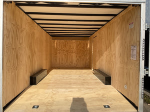 Enclosed Car Hauler Trailer 8.5'x20' BLACK Car Mate Sportster