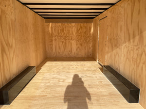 Enclosed Car Hauler Trailer 8.5'x20' BLACK Car Mate Sportster