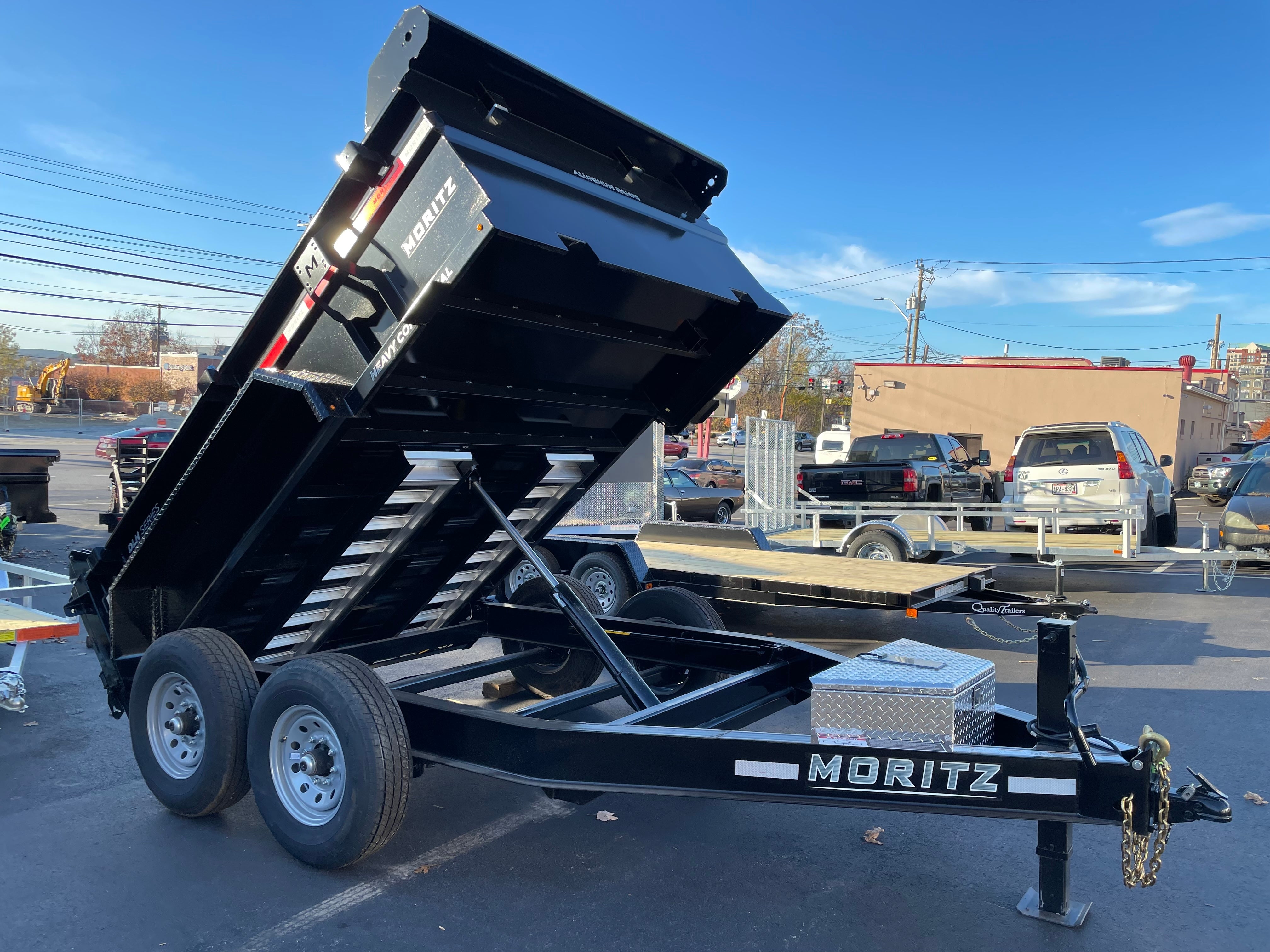 Moritz International DLBH61010 Commercial Duty Dump Trailer 12K GVWR