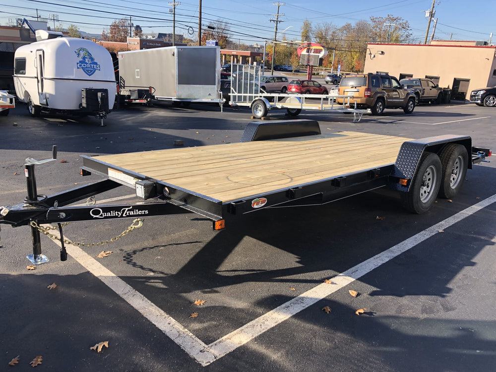 Open Car Hauler Trailer 7'x18' Quality Trailer 7k Gvwr