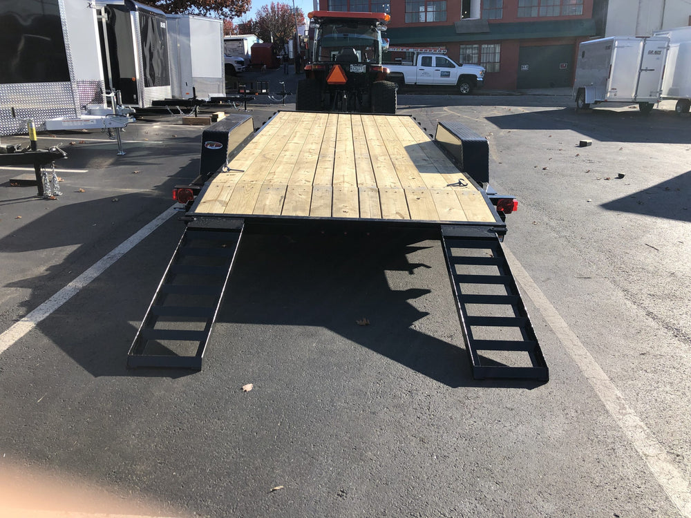 Open Car Hauler Trailer 7'x18' Quality Trailer 7k Gvwr