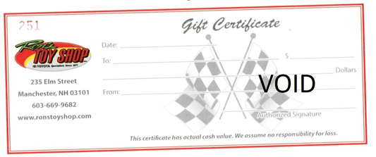 Gift Certificates