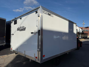 101"X12' Crossover 2.0 Multisport High Country Snowmobile Trailer White High Country Trailers