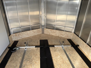101"X12' Crossover 2.0 Multisport High Country Snowmobile Trailer White High Country Trailers