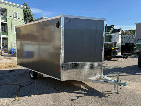 101"X12' Multi-Sport Durabull Snowmobile Trailer Charcoal 10" Extra Height DuraBull Trailers