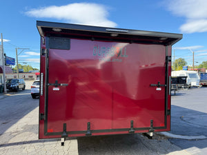 101"X12' Multi-Sport Durabull Snowmobile Trailer Brandi-Wine Black-Out Loading Lights DuraBull Trailers