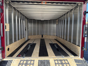 101"X12' Multi-Sport Durabull Snowmobile Trailer Brandi-Wine Black-Out Loading Lights DuraBull Trailers