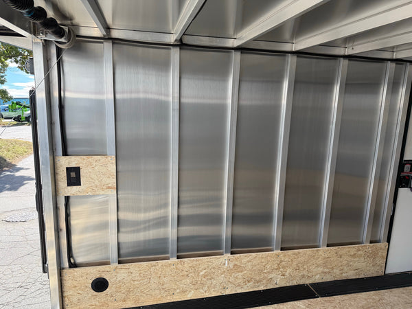 101"X12' Multi-Sport Durabull Snowmobile Trailer Brandi-Wine Black-Out Loading Lights DuraBull Trailers