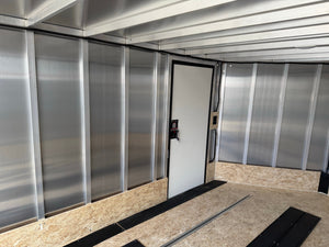 101"X12' Multi-Sport Durabull Snowmobile Trailer Brandi-Wine Black-Out Loading Lights DuraBull Trailers