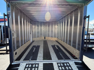 101"X12' Multi-Sport Durabull Snowmobile Trailer Indigo Blue Black-Out Loading Lights Extra Height DuraBull Trailers
