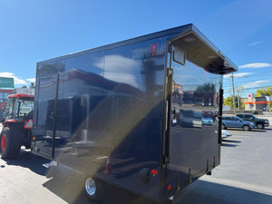 101"X12' Multi-Sport Durabull Snowmobile Trailer Indigo Blue Black-Out Loading Lights Extra Height DuraBull Trailers