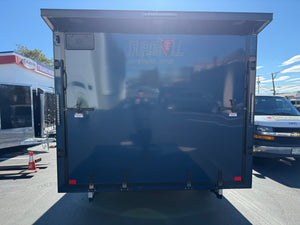 101"X12' Multi-Sport Durabull Snowmobile Trailer Indigo Blue Black-Out Loading Lights Extra Height DuraBull Trailers