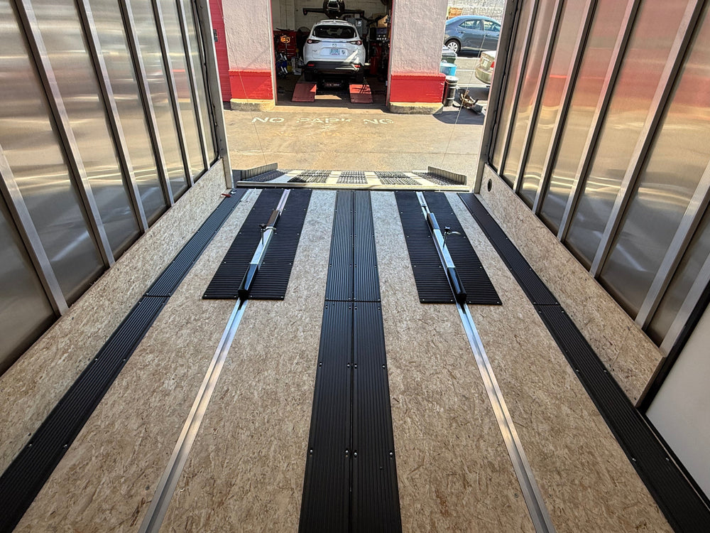 101"X12' Multi-Sport Durabull Snowmobile Trailer Charcoal 10" Extra Height Black-Out DuraBull Trailers