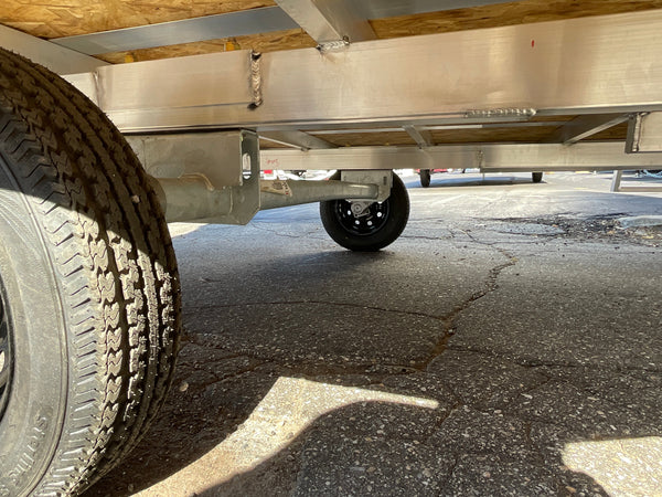 101"X12' Crossover 2.0 Multisport High Country Snowmobile Trailer Charcoal Extra Height High Country Trailers