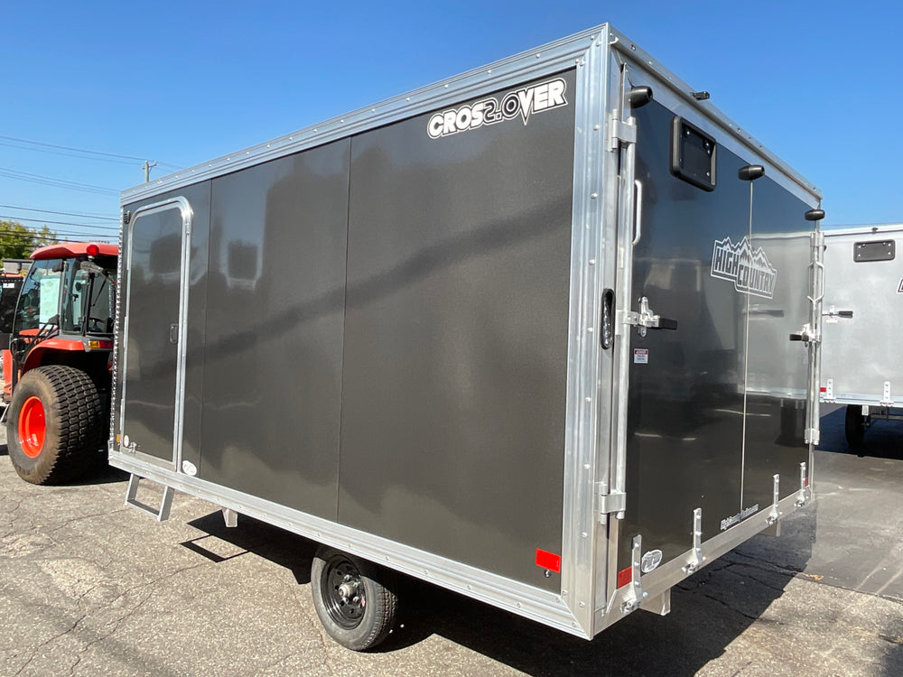 101"X12' Crossover 2.0 Multisport High Country Snowmobile Trailer Charcoal