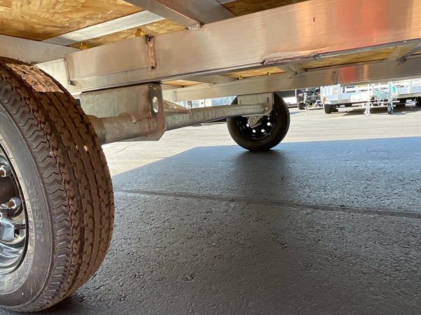 101"X12' Crossover 2.0 Multisport High Country Snowmobile Trailer Silver