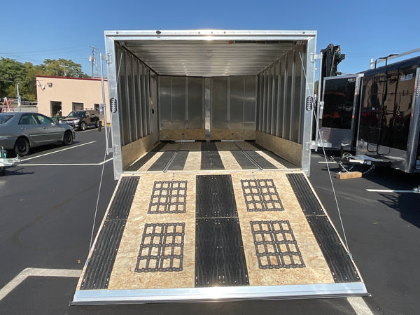 101"X12' Crossover 2.0 Multisport High Country Snowmobile Trailer Silver