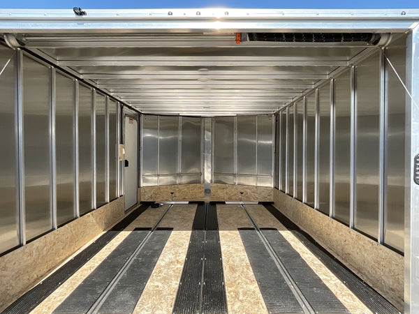 101"X12' Crossover 2.0 Multisport High Country Snowmobile Trailer Silver