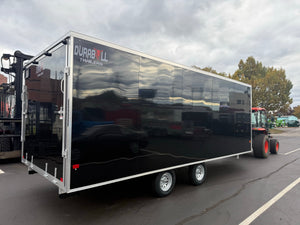 101"X20' Multi-Sport Durabull Snowmobile Trailer Drive in Drive out Extra Height Black DuraBull Trailers