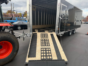 101"X20' Multi-Sport Durabull Snowmobile Trailer Drive in Drive out Extra Height Black DuraBull Trailers