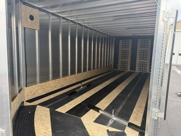 101"X20' Multi-Sport Durabull Snowmobile Trailer Drive in Drive out Extra Height Black DuraBull Trailers