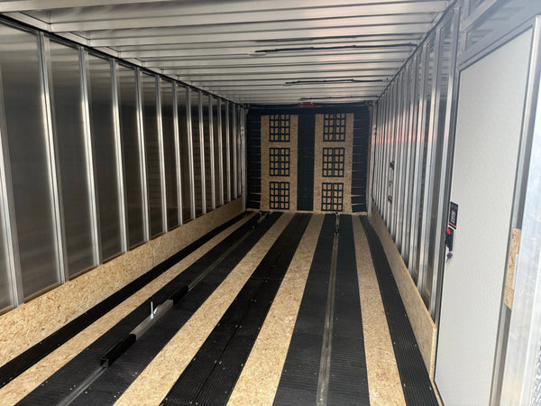 101"X20' Multi-Sport Durabull Snowmobile Trailer Drive in Drive out Extra Height Black DuraBull Trailers