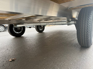101"X20' Multi-Sport Durabull Snowmobile Trailer Drive in Drive out Extra Height Black DuraBull Trailers