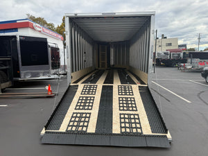 101"X20' Multi-Sport Durabull Snowmobile Trailer Drive in Drive out Extra Height Black DuraBull Trailers