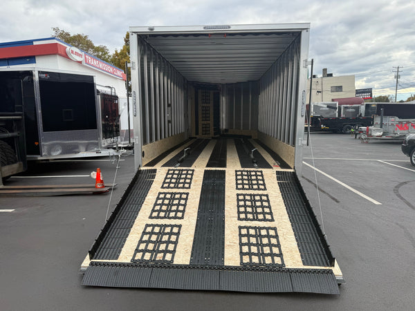 101"X20' Multi-Sport Durabull Snowmobile Trailer Drive in Drive out Extra Height Black DuraBull Trailers