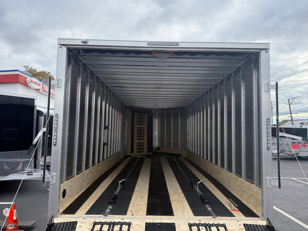 101"X20' Multi-Sport Durabull Snowmobile Trailer Drive in Drive out Extra Height Black DuraBull Trailers