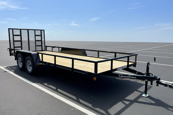 Quality Open Landscaping Trailer 77"x18' 7,000 Gvwr Quality Trailers