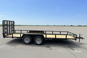 Quality Open Landscaping Trailer 77"x18' 7,000 Gvwr Quality Trailers
