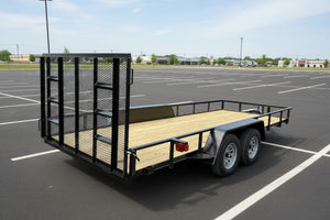 Quality Open Landscaping Trailer 77"x18' 7,000 Gvwr Quality Trailers