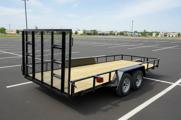 Quality Open Landscaping Trailer 77"x18' 7,000 Gvwr Quality Trailers