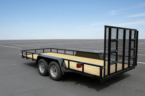 Quality Open Landscaping Trailer 77"x18' 7,000 Gvwr Quality Trailers